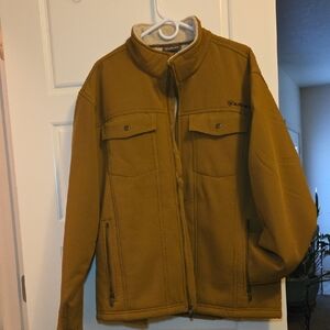 Ariat Men's Mustard Yellow Soft-Shell Jacket